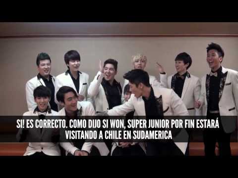 Saludo Oficial  SUJU Music Bank in Chile