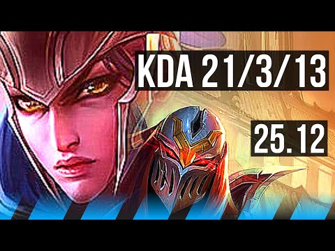 QUINN vs ZED (MID) | 21/3/13, Godlike | EUW Challenger | 25.12