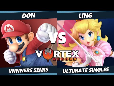 Vortex Legends 3 Winners Semis - Don (Mario) Vs. Ling (Peach) SSBU Ultimate Tournament