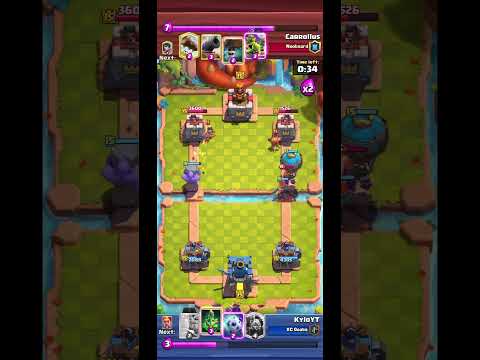 Insanely close game vs top 30 player in the world #clashroyale #livegaming