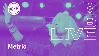 Metric performing &quot;Breathing Underwater&quot; live on KCRW