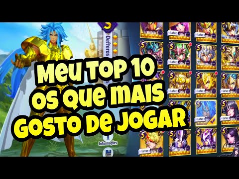 Os Meus Favoritos p/ Jogar PvP em Saint Seiya Awakening