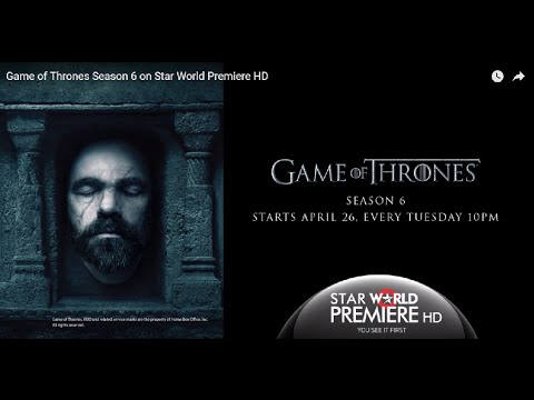 Game of Thrones Starts Tonight on Star World Premiere