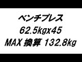 自宅でギックリ腰を5倍の速さで治す方法!ベンチプレス体重と同じ62.5kgx45 max換算132.8kg ノンストップ激速クリア!オーラ力再び ショウの魂がakiraに宿る