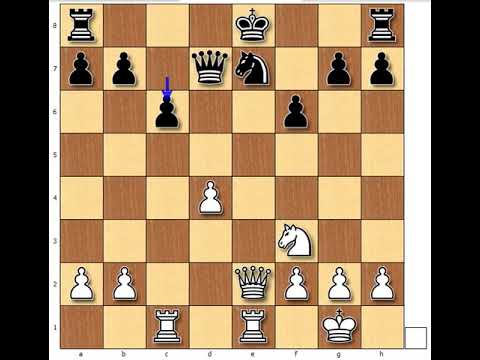 Wilhelm Steinitz Vs Curt von Bardeleben, 1895.