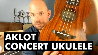 Aklot Concert Ukulele starter kit review