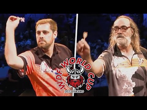 Carles Arola v Berry Van Peer - WDF World Cup 2023 from Esbjerg Denmark Day 5 morning