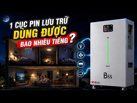Một Cục Pin Lưu Trữ Dùng Được Bao Lâu Là Hết Điện?