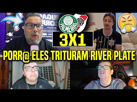 REAÇÕES DOS RIVAIS APÓS PALMEIRAS GANHAR E SE CLASSIFICAR NA LIBERTA!REACT PALMEIRAS 3X1 RIVER PLATE