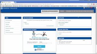Blackboard -  login, access course, navigate