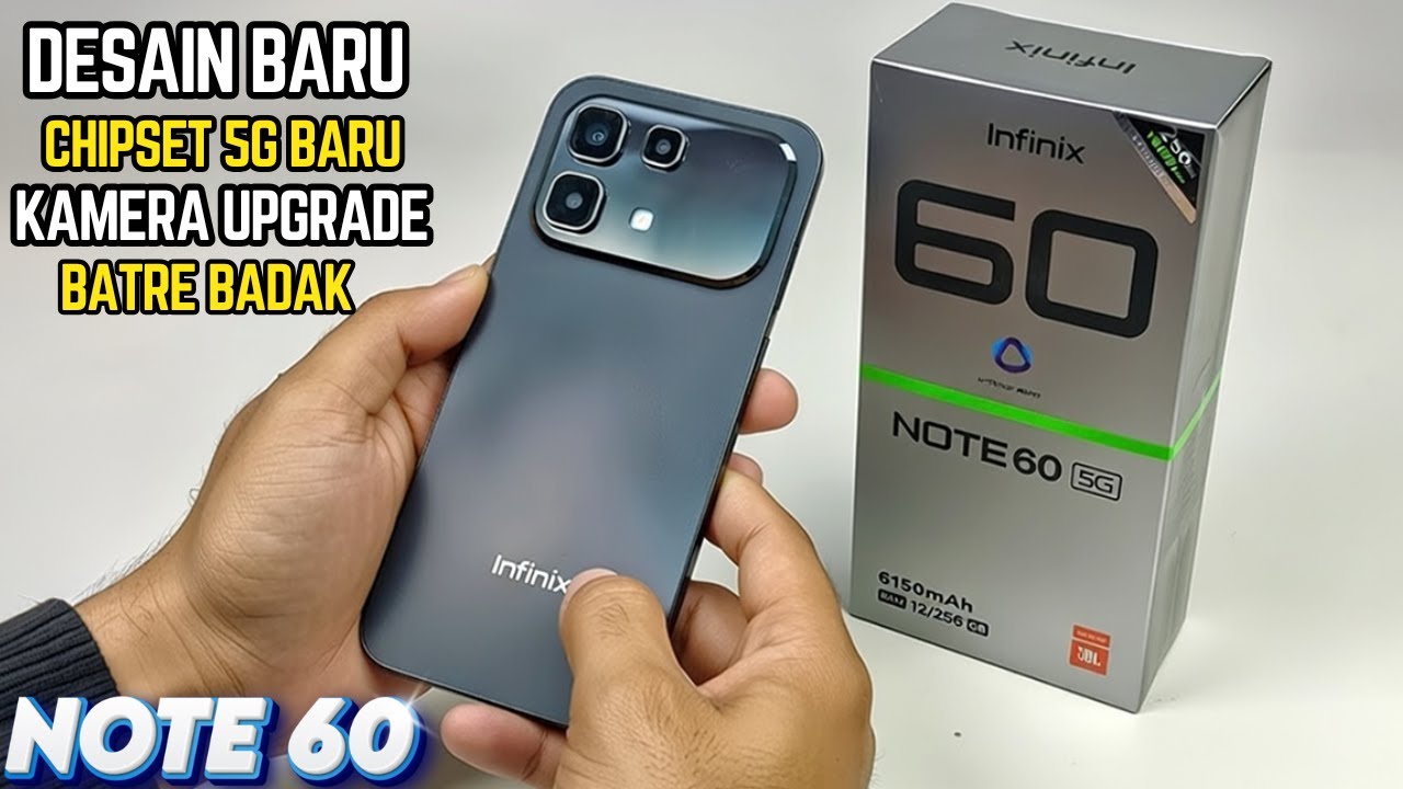 RESMI TANPA 4G‼️INFINIX NOTE 60 5G RILIS, HP INFINIX SEKARANG SEMEWAH INI