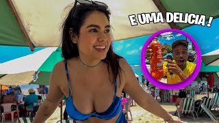 ELA CHEGOU EM PORTO DE GALINHAS PARANDO TUDO