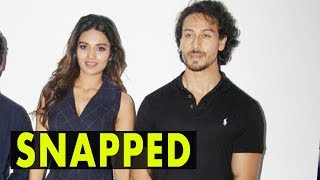 Tiger Shroff And Nidhhi Agrewal Snapped Promoting Munna Michael Together