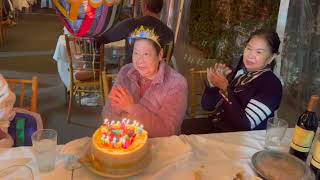 Gale's Restaurant in Pasadena - Celebrating Grandma's birthday