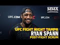 UFC Tampa: Ryan Spann Hoping To Renegotiate Contract after UFC Tampa Win - MMA Fighting