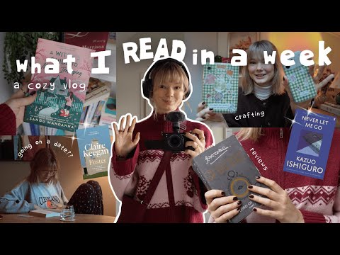 what I read in a week ☁️✨ mood reading vlog