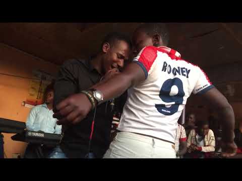 Musa jakadalla performing Nyar Asembo (testing) The palace inn Rwambwa 2019