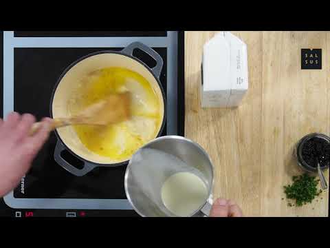 Vitvinssås med gräslök och caviar