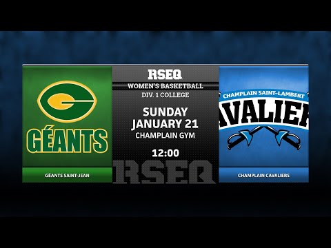 RSEQ D1 Basketball Féminin 🏀 Saint-Jean @ Ch.-St-Lambert [2024-01-21]