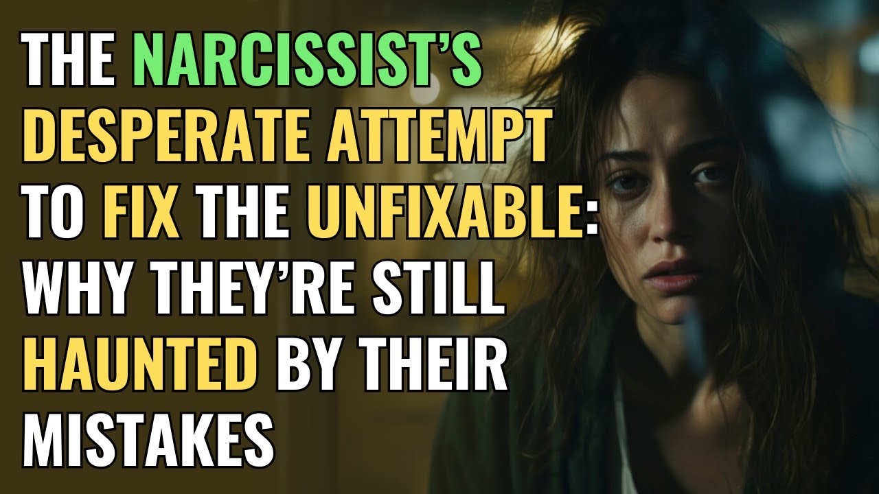 The Narcissist’s Desperate Attempt to Fix the Unfixable: Why They’re Still Haunted by Their Mistakes