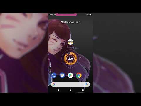 Gaming Battery Widget Video