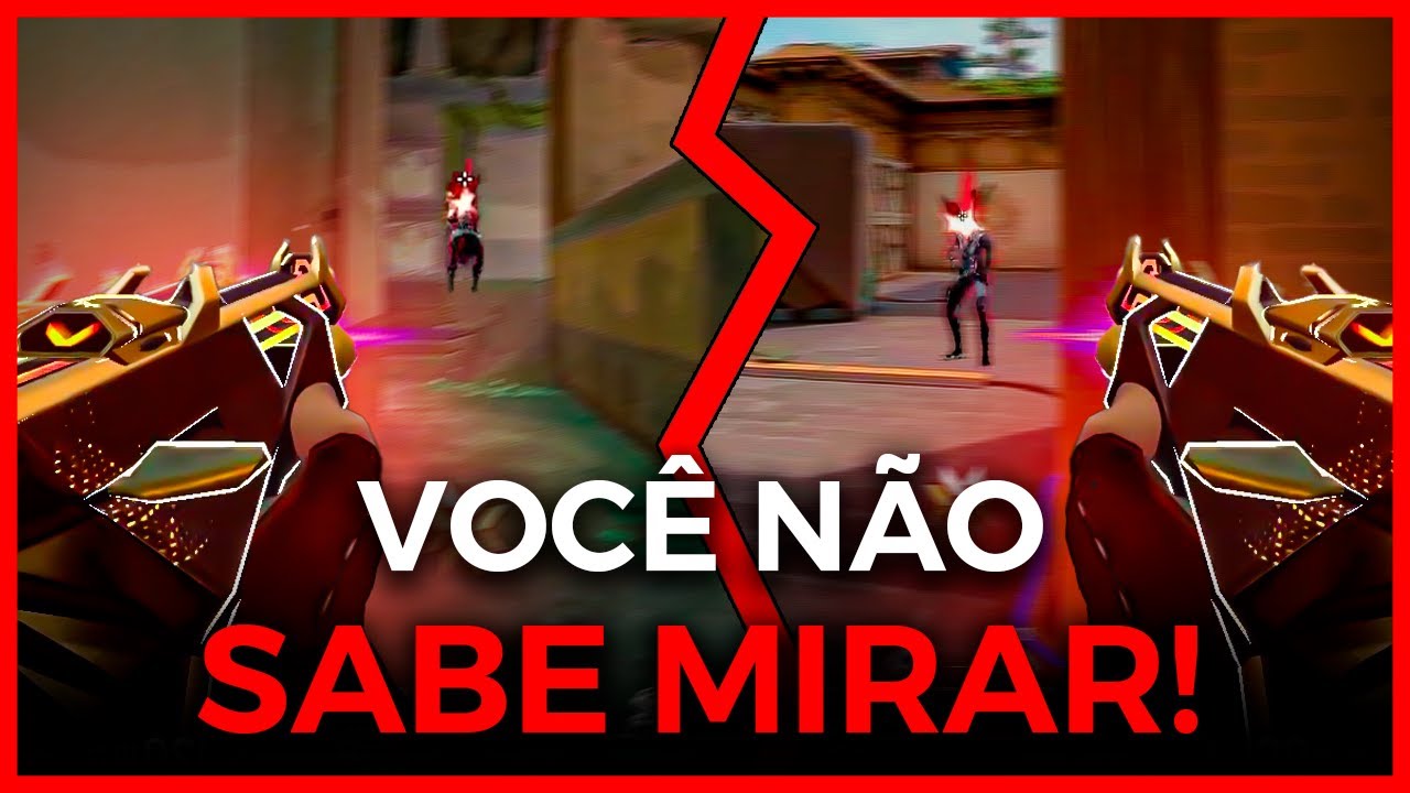 Você NÃO SABE POSICIONAR A MIRA - Valorant