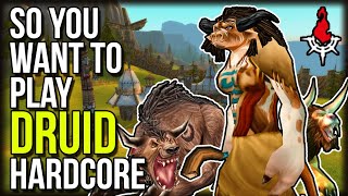 How GOOD Is DRUID In HARDCORE Classic WoW | Tips & Tricks | Classic WoW