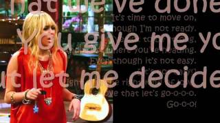 Hannah Montana Forever - LOVE THAT LET&#39;S GO [Featuring Billy Ray Cyrus] lyrics