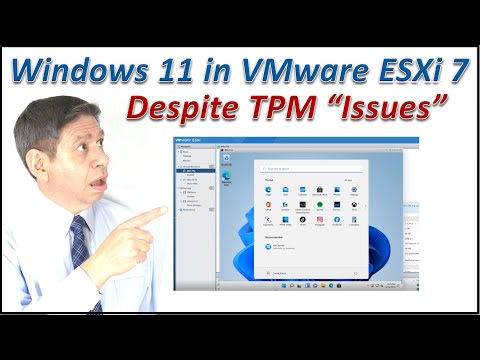 Creating a Windows-11 Virtual Machine on ESXi