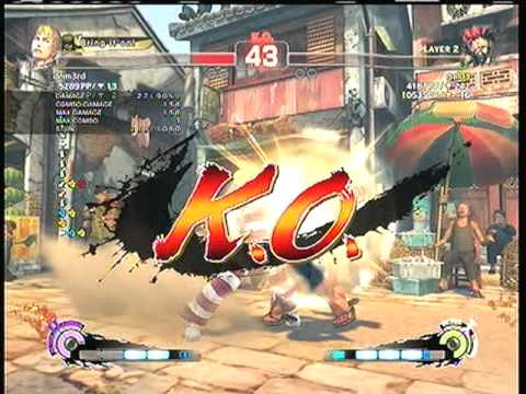 SSF4AE: Cody(dnm3rd)  vs. Akuma (qal03)  HD