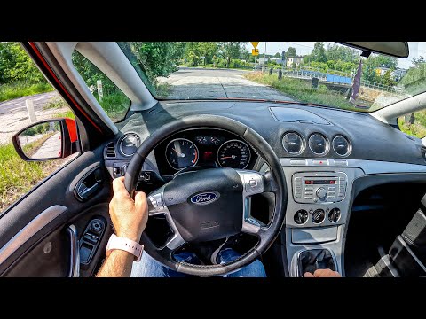 2008 Ford S-Max [2.0 TDCI 140HP] |0-100| POV Test Drive #1233 Joe Black