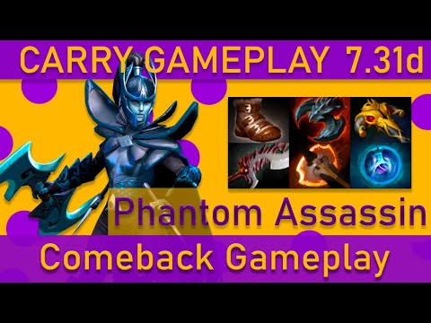 👹  Phantom Assassin Comeback Gameplay - Dota 2 High MMR