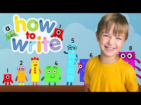 Numberlocks and Alphablocks | How to write