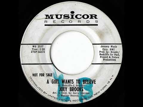 Joey Brooks ‎– A Girl Wants To Believe