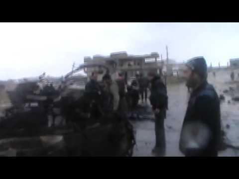 جولة ميدانية داخل بلدة مورك في ريف حماة بعد السيطرة عليها من قبل فصائل الجيش الحر