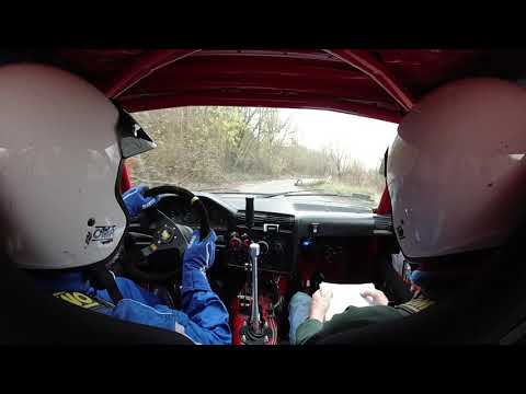 Trening Rally Park Kaczyce 14 11 2020 Piotr Kapturski, Sergiusz Madej BMW E30 318is