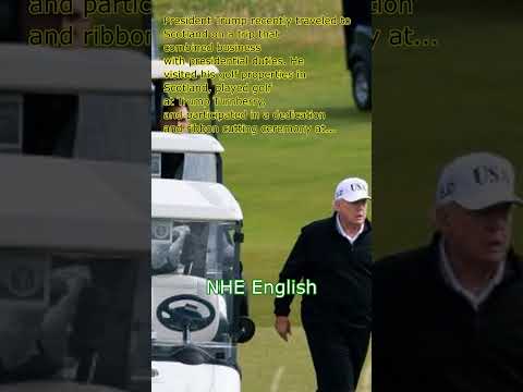 Trump's Scotland trip latest example of blending private business with presidential duties