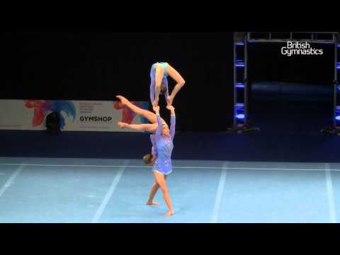 GOLD   South Tyne   Womens Trio   13 19   2015 Acrobatic British Champioships