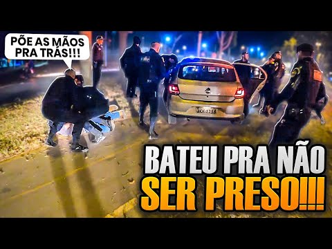 DESAFIOU OS POLICIAIS ATRÁS DO VOLANTE !