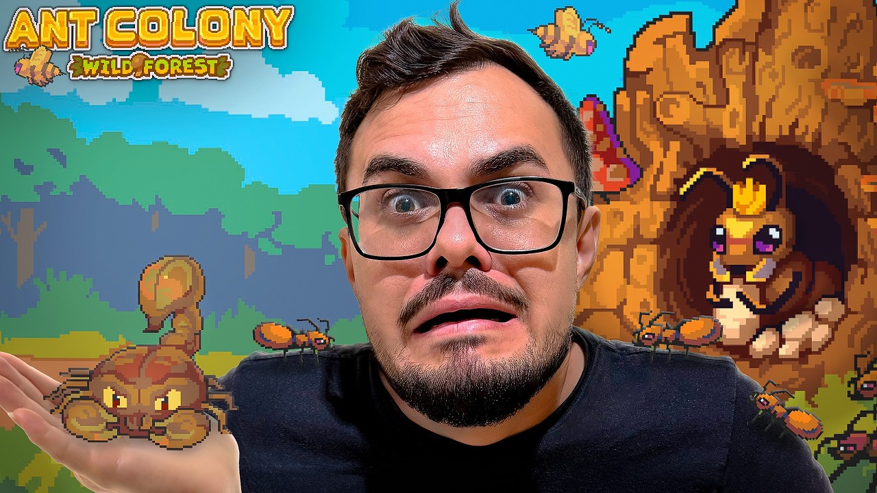 UM SIMULADOR DE FORMIGUEIRO - Ant Colony: Wild Forest