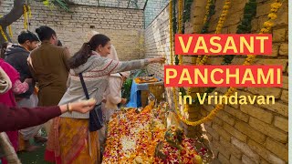 I CELEBRATED VASANT PANCHAMI IN INDIA-VRINDAVAN #saraswatipuja #sanatandharma #vrindavan #hindu