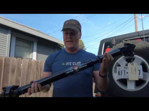 Front Adams Drive Shaft Install on a Jeep Wrangler