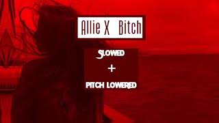 Allie X - Bitch | Slowed + Pitch Lowered