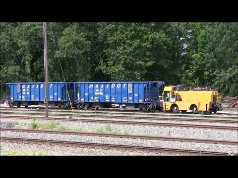 First train on restored yard track since 1940's