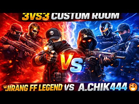 FREE FIRE CUSTOM 3VS3 ONE TAP ONLY 🔥💀Aaj ka match tha full intense 😈 3vs3 custom 
