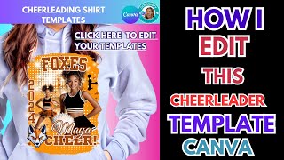 How I Edit This Cheer Canva Template
