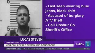 Upshur County Sheriff's Office searching for man considered armed and dangerous