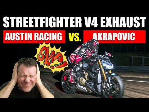 Streetfighter V4 Austin Racing vs. Akrapovic Exhaust 🔊IT'S ABOUT TO GET LOUD!🔊 V4S SP2