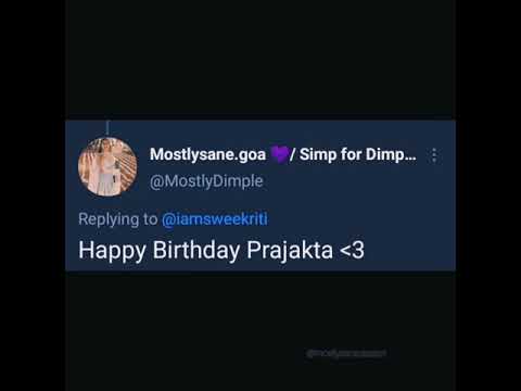 HAPPY BIRTHDAY PRAJU | MOSTLYSANE |