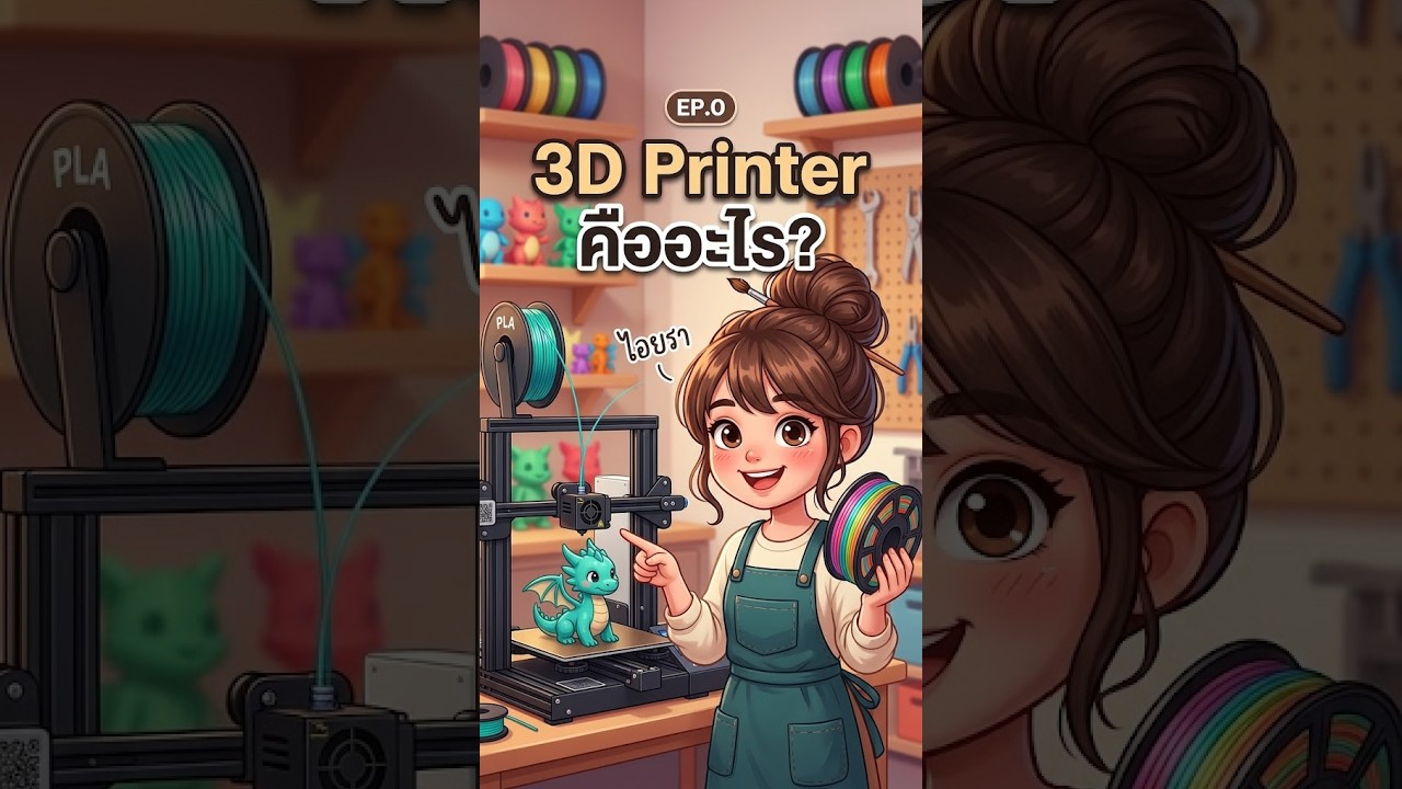 3D Printer คืออะไร? 🖨️ | What is a 3D Printer? | 3D Printing กับไอยรา EP.0